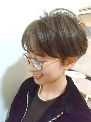 ショート 照井 宗明のヘアスタイル