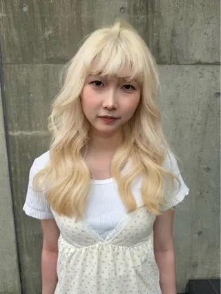 ロング カラー LUVISM長岡 ボブ/三浦めい🌟のヘアスタイル