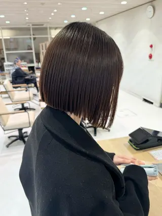 ショート カラー 艶カラー/暖色カラー /透明感/ryutoのヘアスタイル