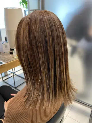 セミロング カラー 🦕小林 大地🦕のヘアスタイル