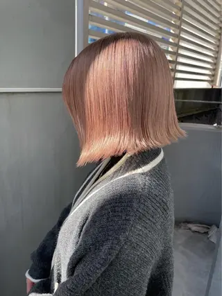 ミディアム カラー HACCH （ハッチ）所属・🪼ボブ/ハイトーン /髪質改善🪼のヘアスタイル