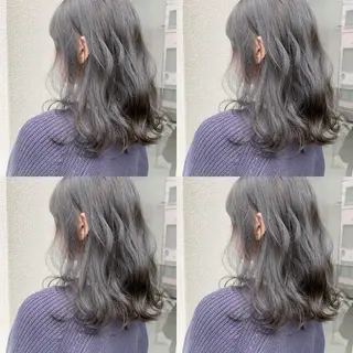 セミロング カラー アブアイ所属・艶髪・酸性ストレート フリツのヘアスタイル