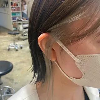 ショート カラー ヘアアレンジ 🇰🇷韓国スタイル レイヤー/ayanaのヘアスタイル