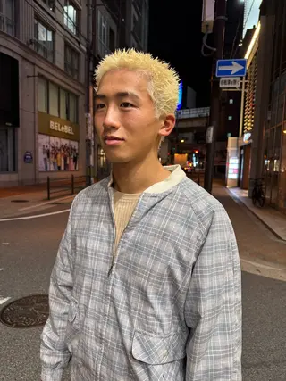 ショート カラー メンズ 佐竹 楓のヘアスタイル