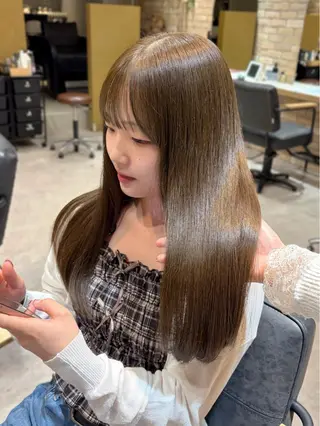 ロング カラー 顔まわり♡レイヤー COCORO 🎀のヘアスタイル