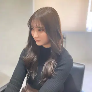ロング カラー Rui/透明感カラー 暖色/レイヤーカットのヘアスタイル