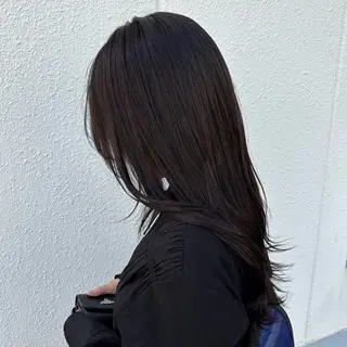 ロング 🎀ハイトーン/ 艶カラー/夕月🎀のヘアスタイル