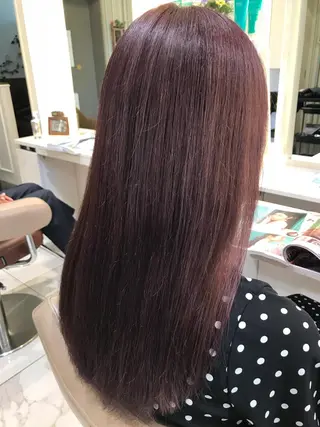 ロング カラー 清藤 綾のヘアスタイル