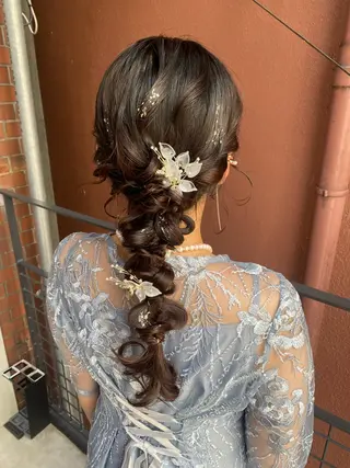 ロング ヘアアレンジ JIL BLAN所属・JIL BLAN NAOのヘアスタイル