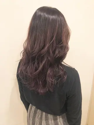 セミロング カラー 🦩レイヤー|透明感 カラー🦩makoのヘアスタイル