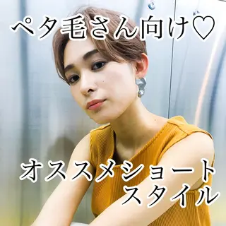 ショート カラー WILLOW 京橋のヘアスタイル