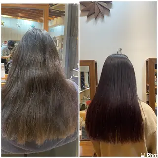 カラー セピアージュアン所属・バヤラー バイガルマーのヘアスタイル