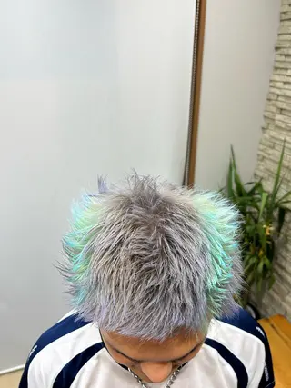 カラー メンズ PA.ZA.PA. 交り江店所属・佐藤 威智のヘアスタイル