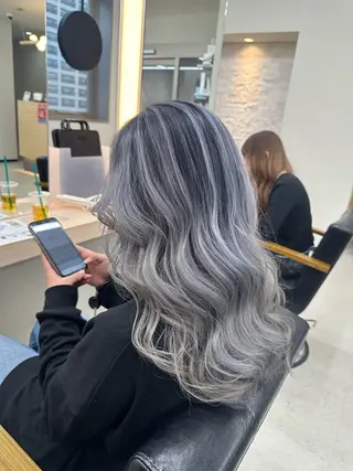 セミロング カラー 𝐑𝐲𝐮𝐤𝐢 【店長】ALEAPのヘアスタイル