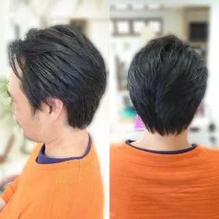 ショート メンズ キンジョウ エナミのヘアスタイル