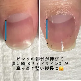 カラー メンズ ネイル Chérinail 爪のお手入れのネイルデザイン