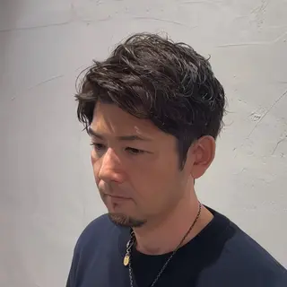 ショート パーマ メンズ 楽で簡単に決まる メンズヘア💥曽我尾のヘアスタイル