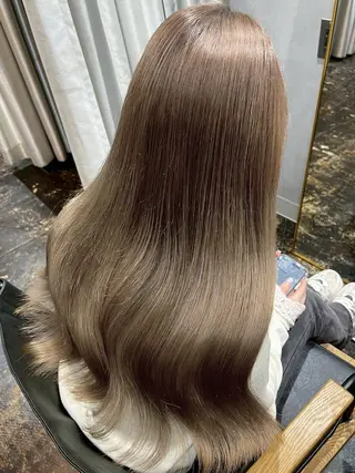 ロング カラー ハイトーン/韓国風/ 艶髪/吉祥寺のヘアスタイル