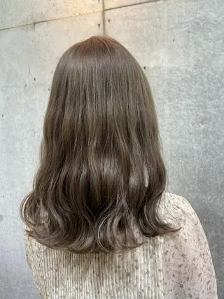 セミロング カラー 暗髪/艶髪/Ono .のヘアスタイル