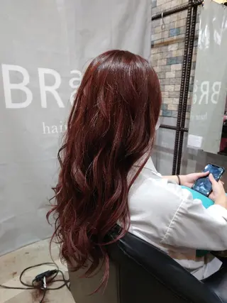 ロング カラー 浅野  勇貴のヘアスタイル