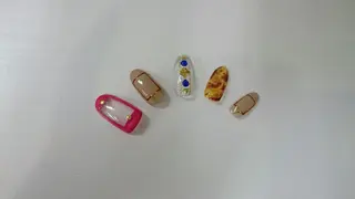 セミロング ロング ネイル nail salon Blancのネイルデザイン