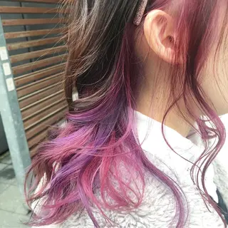 ロング カラー 原宿サロン代表 デザインカラー伊藤卓のヘアスタイル