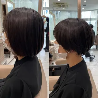 ショート 🧸レイヤーカット 🤎店長anju🪽のヘアスタイル