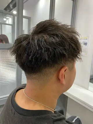 ミディアム パーマ メンズ 🟣メンズパーマ 川端 永遠🟣のヘアスタイル