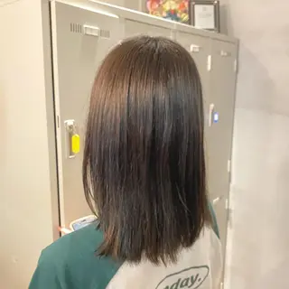 ミディアム angelica 🌸ayaka🌸のヘアスタイル