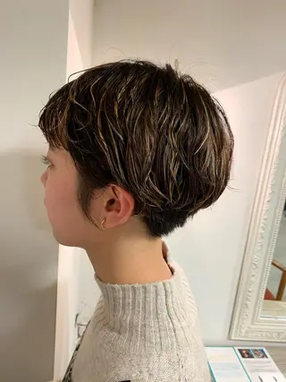 ショート カラー 倉持美雪 ＊幸せの伝導師＊のヘアスタイル