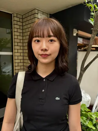 ミディアム カラー sakura🌸 レイヤー/韓国ヘアのヘアスタイル