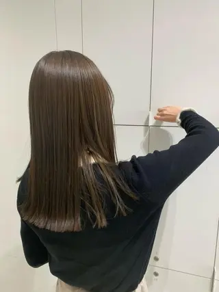 セミロング カラー bob/ aoiのヘアスタイル