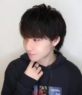 ショート カラー メンズ 柳澤 和也のヘアスタイル