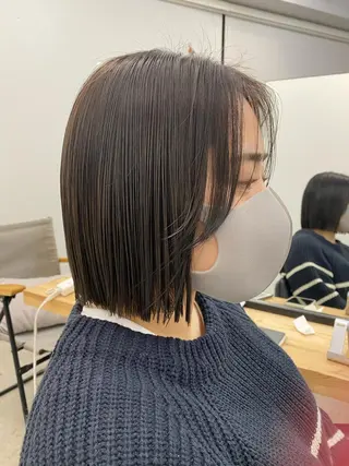ミディアム カラー flamme Annaのヘアスタイル