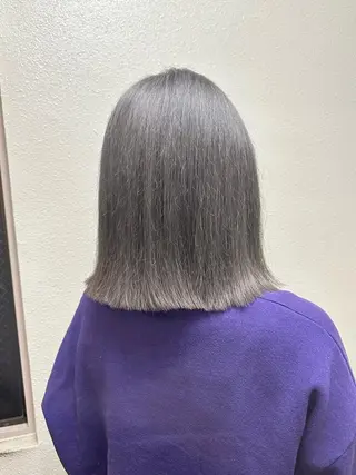 ミディアム カラー パーマ ヘアアレンジ メンズ キッズ ネイル マツエク・マツパ アイブロウ 韓国ボブ/髪質改善 ニュアンス特化RYOのヘアスタイル