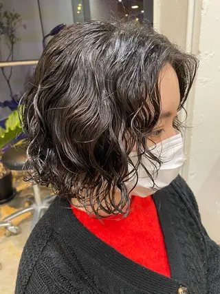 ショート パーマ デザインパーマ🌀 KAISEIのヘアスタイル