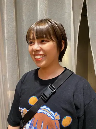 ショート なみまきパーマ/ボブ パーマ🌼杉田 萌恵のヘアスタイル