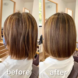 ショート パーマ KIZU 髪質改善 オカルト怪談のヘアスタイル