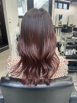 セミロング ヘアアレンジ 🫧透明感カラー/ ナルハ🫧のヘアスタイル