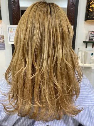 ミディアム 🎀ブリーチなし 透明感🎀yuhiのヘアスタイル