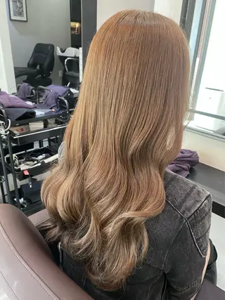 ロング カラー 🍒暖色/艶カラー/ moe🍒のヘアスタイル