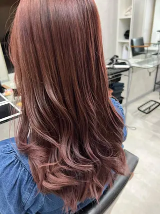 ロング カラー 🌈艶髪　矯正 川崎　海🌈のヘアスタイル