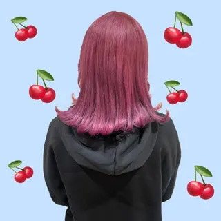 ミディアム カラー ヘアアレンジ ブリーチ♡メンズ マッシュ♡MIUのヘアスタイル