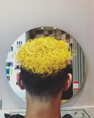 ショート パーマ メンズ 國分 利成のヘアスタイル