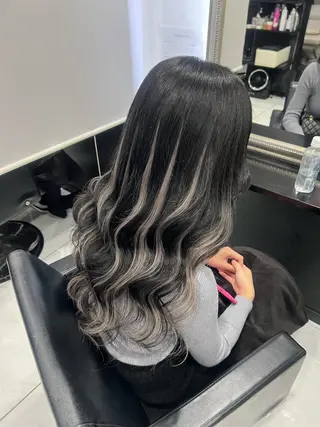 ロング カラー YUDU🍊 germe/ジェルムのヘアスタイル