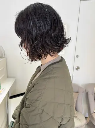 ショート パーマ 齋藤 咲のヘアスタイル