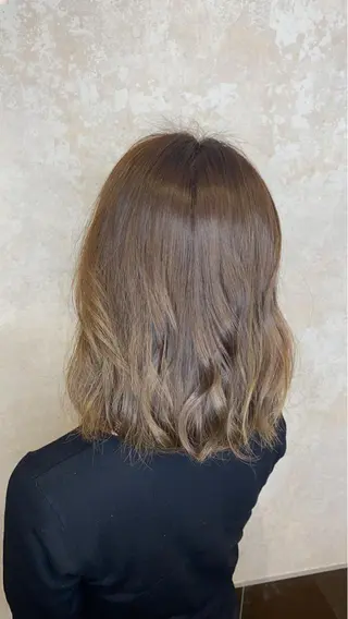 ミディアム カラー CIEL天六店 三上春のヘアスタイル