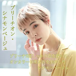 ショート カラー ショート・ボブ💫 シブヤトモヒロのヘアスタイル