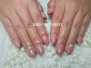 ネイル kao nail マグネット/長さだしのネイルデザイン