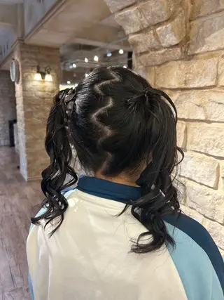 ヘアアレンジ Mei /オリーブ カラー/アレンジのヘアスタイル